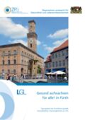 Titelseite der Broschüre gesund aufwachsen für alle Fürth
