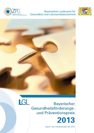 Titelseite der Publikation Bayerischer Gesundheitsförderungs- und Präventionspreis 2013