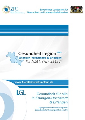 Titelseite des Tagungsbandes Gesundheit für alle in Erlangen-Höchstadt und Erlangen