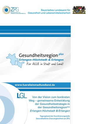 Titelseite des Tagungsbandes von der Visison zum konkreten  Weg, Entwicklung der Gesundheitsstrategie