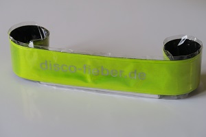 neon-gelbes reflektierendes Schnapp-Armband